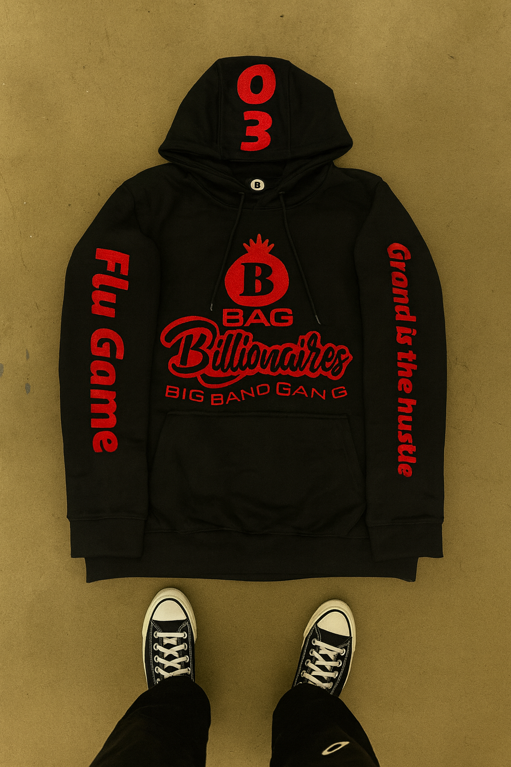 Bag Billionaires "Flu Game" 12's Hoodie