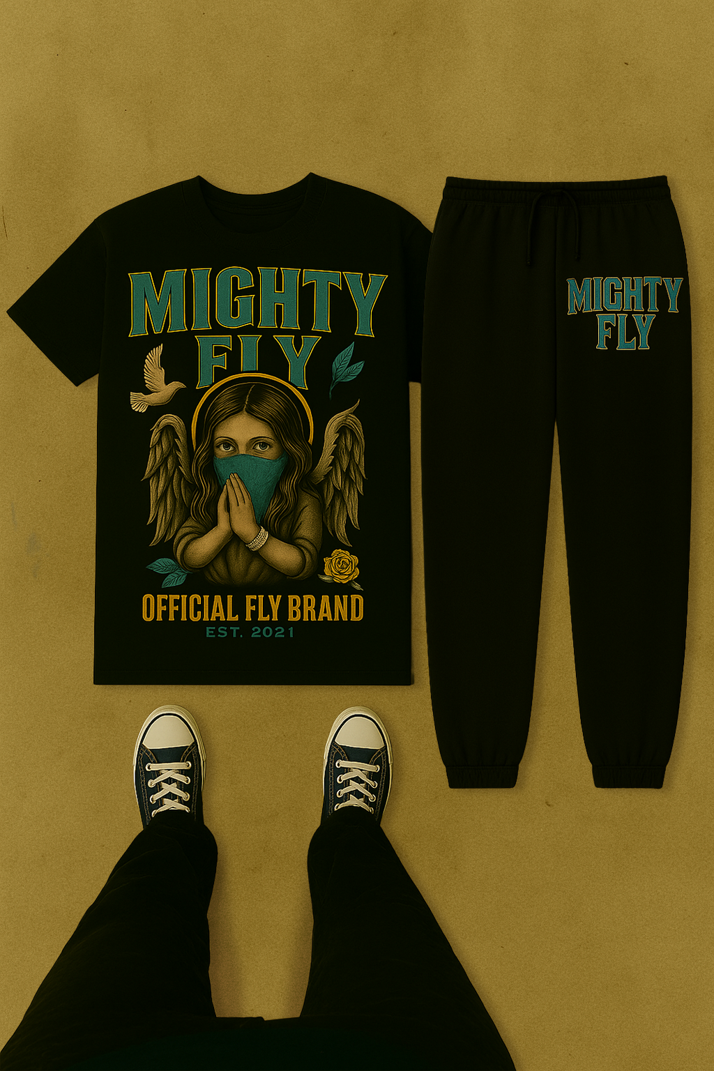 Mighty Fly (Lady Angel) Jogger & Tee Set