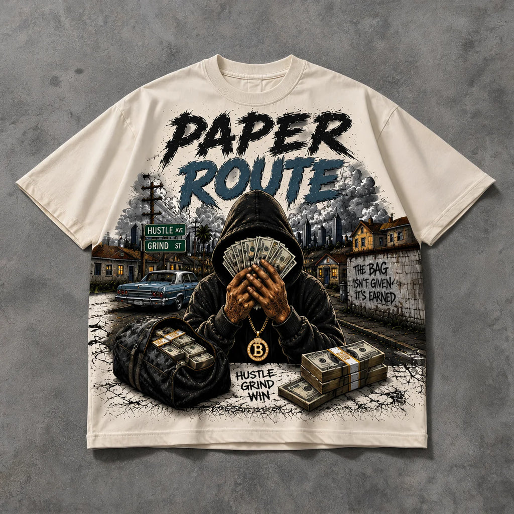 Paper Route Tee (Cream)