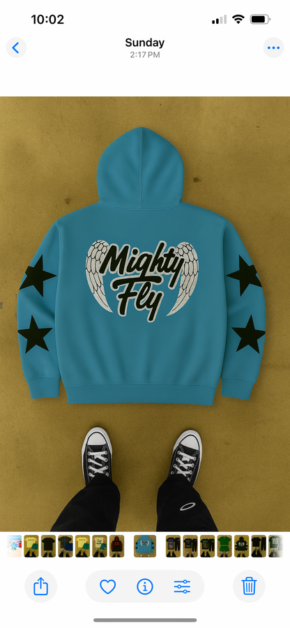 Mighty Fly (Baby Blue) Stars Jogger Set