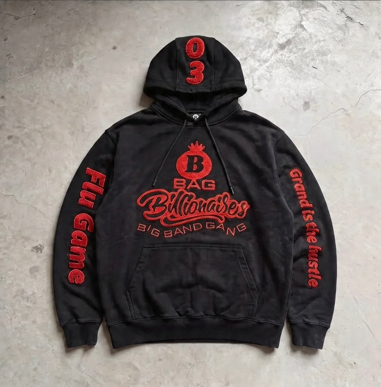 Bag Billionaires (Flu Game 12's) Hoodie