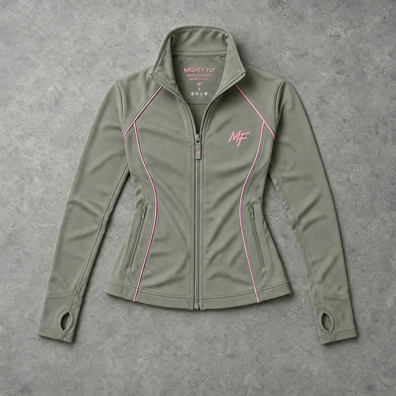 Mighty Fly Ladies Active Jacket (Olive)