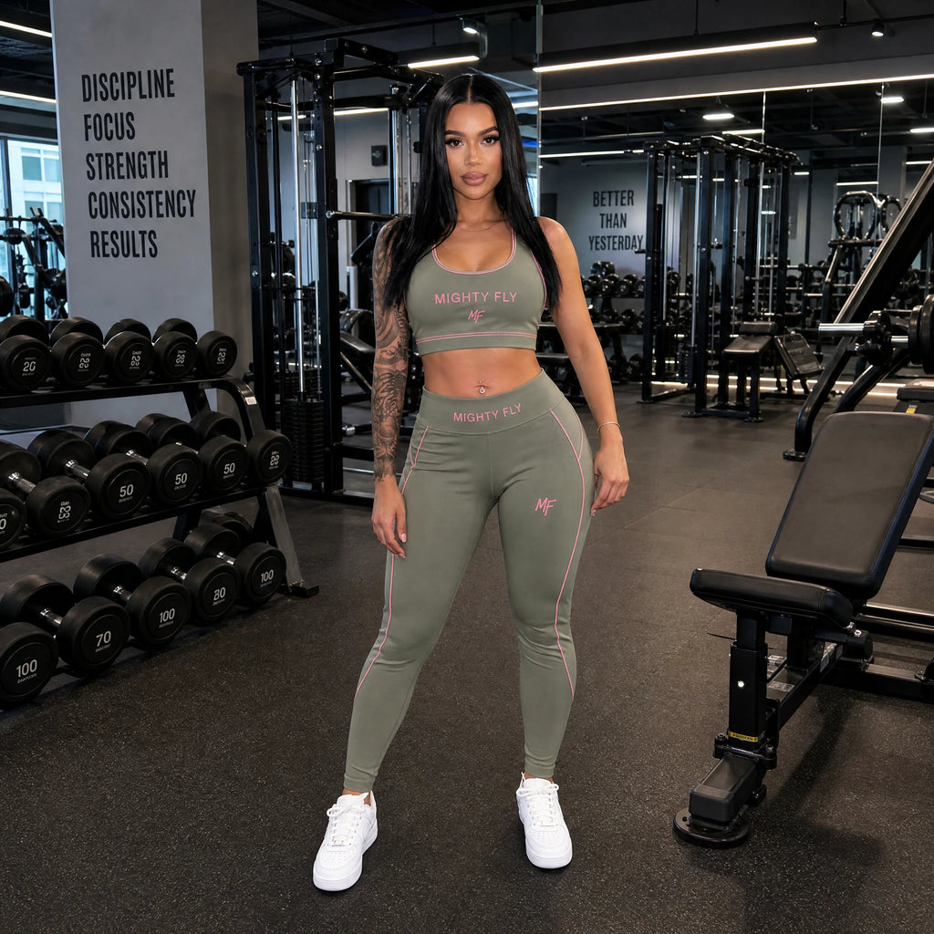 Mighty Fly Ladies Active Set (Olive)