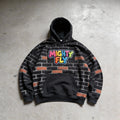 Bubble Letter Mighty Fly (Bricks) Hoodie